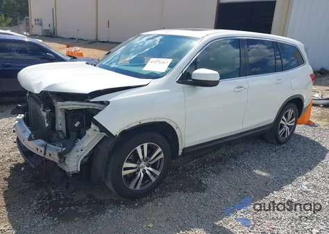 2016 Honda Pilot Ex-L from USA, damaged, VIN 5FNYF5H51GB036662